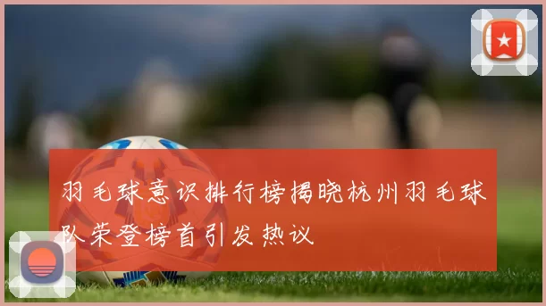 羽毛球意识排行榜揭晓杭州羽毛球队荣登榜首引发热议